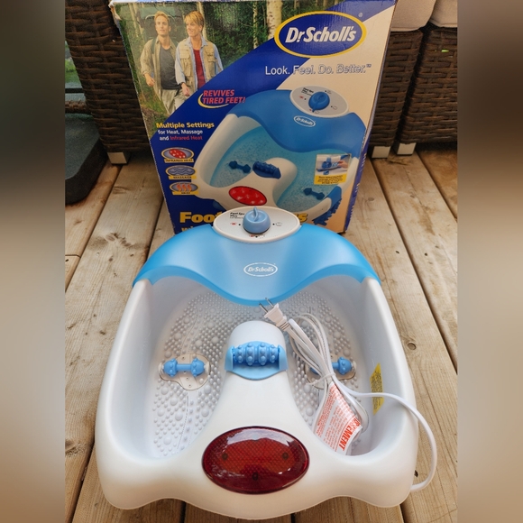 BNIB Dr Scholl's Foot Spa Plus Footbath Massager with Infrared Heat DR6621 - Picture 1 of 6